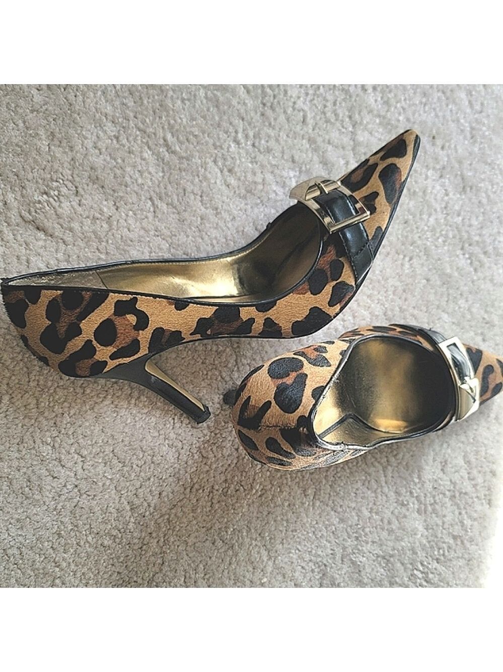 Nine West Animal Print Pumps Heels Size 8 M